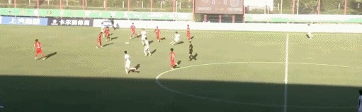 半场：广州蒲公英2-0上海海港B队，梁正、杨悠仙破门